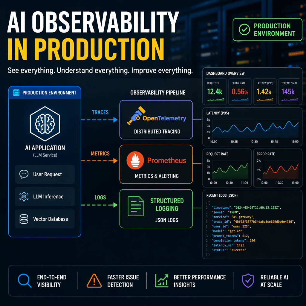 AI agent observability tools diagram